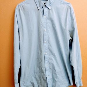 Poplin Dress Shirt (Slim Fit) - Light Blue